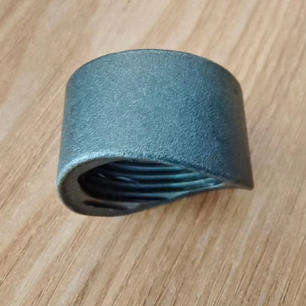 Black steel threaded outlet carbon steel fittings for fir protection.