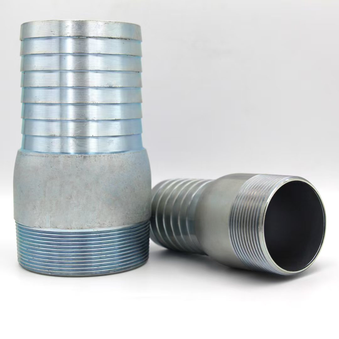 Carbon steel pipe joint galvanized threaded