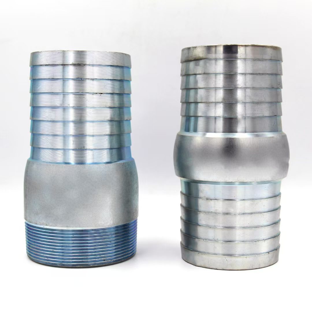 Carbon steel pipe joint galvanized threaded