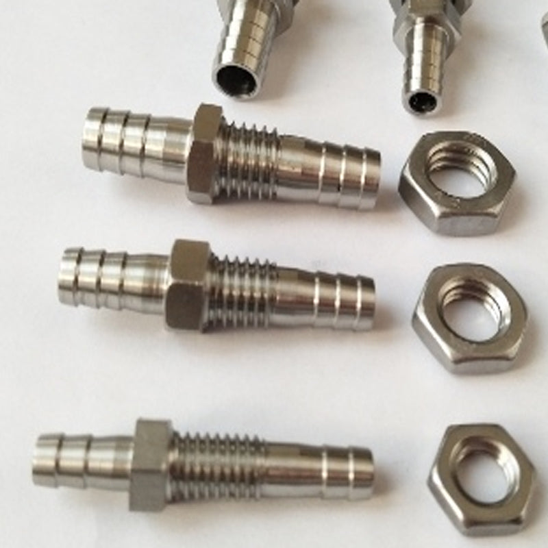 Stainless steel partitioned hose couplings