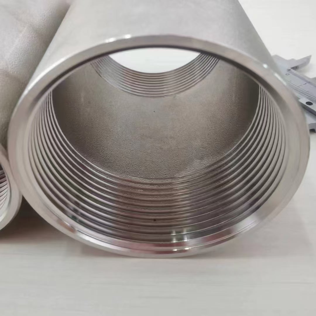 Stainless steel pipe fittings, full thread