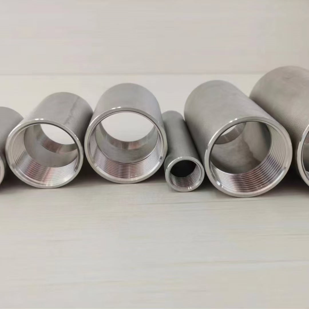 Stainless steel pipe fittings, full thread