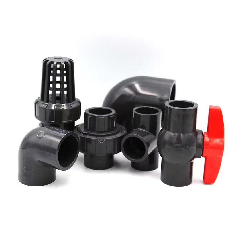 original material of CE PVC fittings is UPVC plastic.