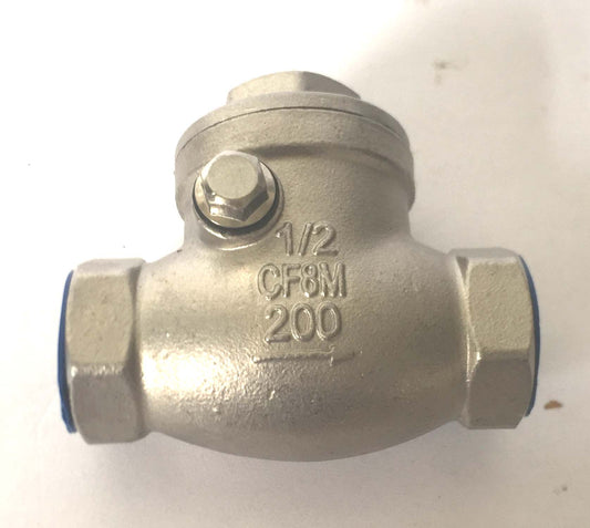 304 316 NPT BSP threaded check valve for oil