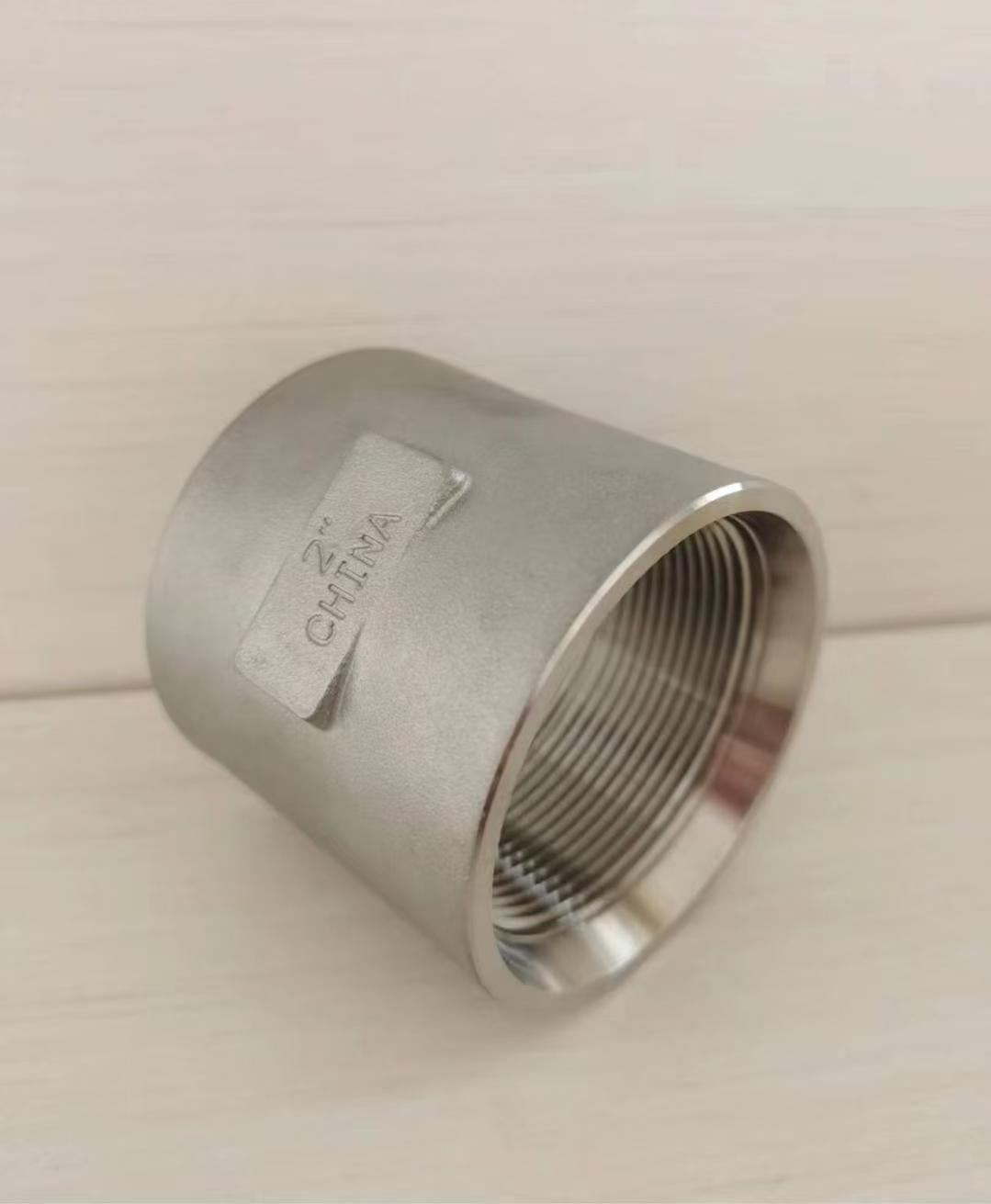 Stainless steel socket couplings.