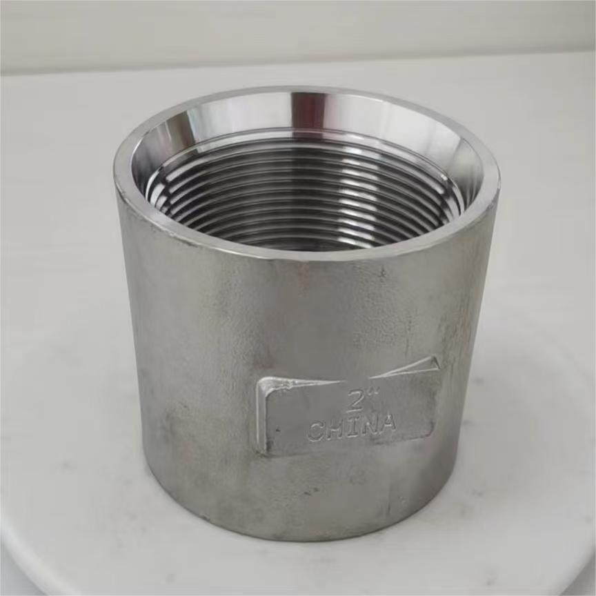 Stainless steel socket couplings.