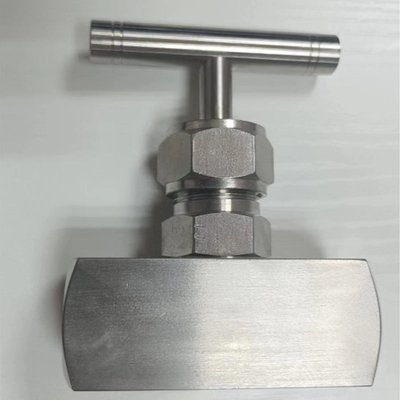 Threaded needle valve